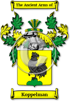 Koppelman Family Crest Download (jpg) Legacy Series - 150 DPI