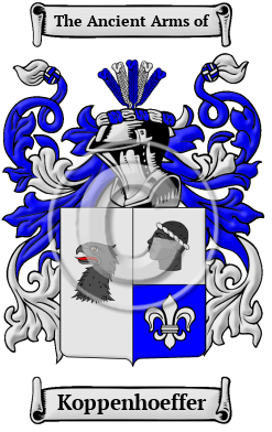 Koppenhoeffer Family Crest/Coat of Arms