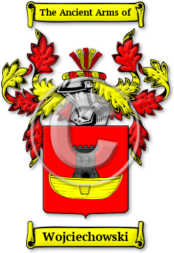 Wojciechowski Family Crest Download (jpg) Legacy Series - 150 DPI