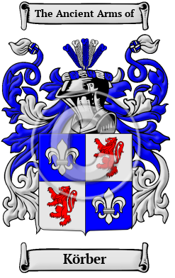 Körber Family Crest/Coat of Arms