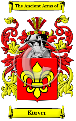 Körver Family Crest Download (JPG) Heritage Series - 300 DPI