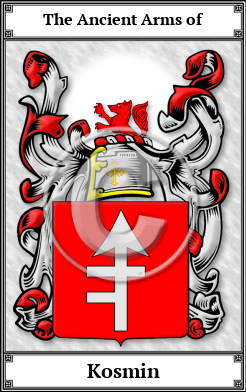 Kosmin Family Crest Download (JPG)  Book Plated - 150 DPI