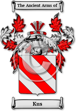 Kus Family Crest Download (JPG) Legacy Series - 600 DPI