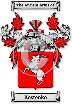 Kostenko Family Crest Download (jpg) Legacy Series - 150 DPI