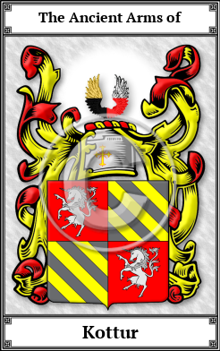 Kottur Family Crest Download (JPG)  Book Plated - 150 DPI