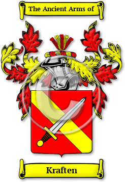Kraften Family Crest Download (JPG) Legacy Series - 600 DPI