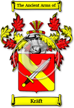 Kräft Family Crest Download (jpg) Legacy Series - 150 DPI