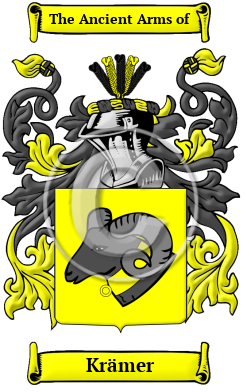 Krämer Family Crest Download (JPG) Heritage Series - 300 DPI