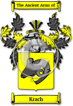 Krach Family Crest Download (jpg) Legacy Series - 150 DPI
