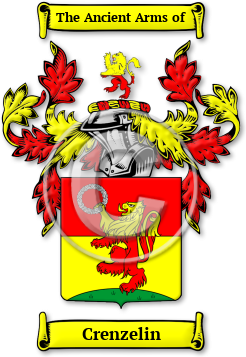 Crenzelin Family Crest Download (jpg) Legacy Series - 150 DPI