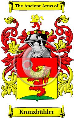 Kranzbühler Family Crest/Coat of Arms