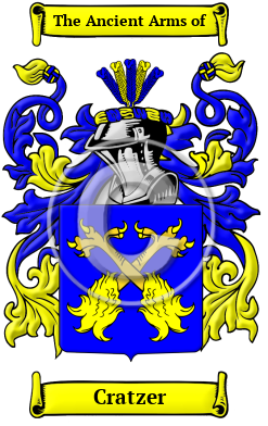 Cratzer Family Crest Download (JPG) Heritage Series - 600 DPI