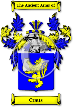 Craus Family Crest Download (jpg) Legacy Series - 150 DPI