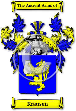 Krausen Family Crest Download (jpg) Legacy Series - 150 DPI