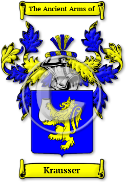 Krausser Family Crest Download (jpg) Legacy Series - 150 DPI