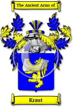 Kraut Family Crest Download (JPG) Legacy Series - 300 DPI