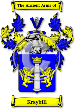 Kraybill Family Crest Download (jpg) Legacy Series - 150 DPI
