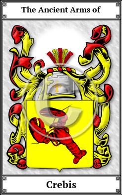 Crebis Family Crest Download (JPG)  Book Plated - 150 DPI