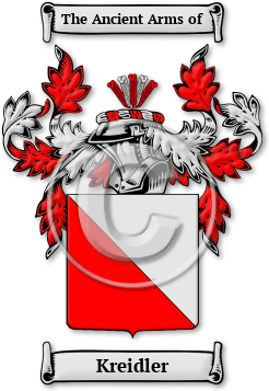 Kreidler Family Crest Download (jpg) Legacy Series - 150 DPI