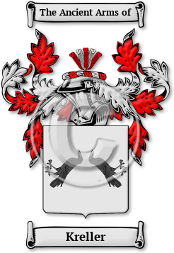Kreller Family Crest Download (jpg) Legacy Series - 150 DPI