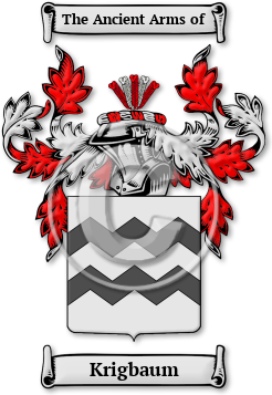 Krigbaum Family Crest Download (jpg) Legacy Series - 150 DPI
