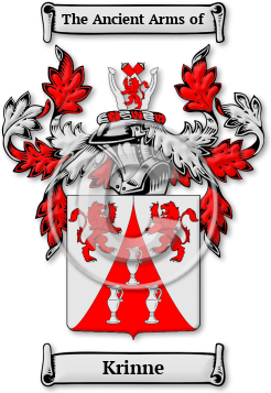 Krinne Family Crest Download (jpg) Legacy Series - 150 DPI