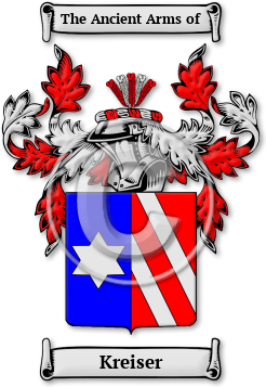 Kreiser Family Crest Download (jpg) Legacy Series - 150 DPI