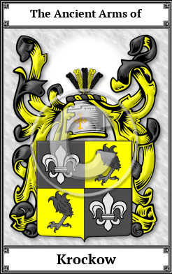 Krockow Family Crest Download (JPG)  Book Plated - 150 DPI