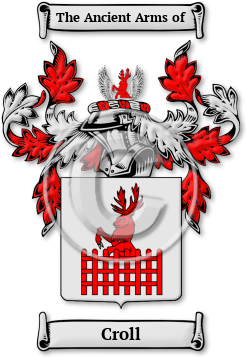 Croll Family Crest Download (JPG) Legacy Series - 600 DPI