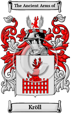 Kröll Family Crest Download (JPG) Heritage Series - 300 DPI