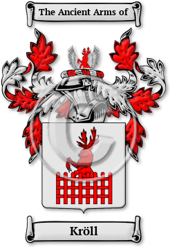 Kröll Family Crest Download (JPG) Legacy Series - 600 DPI