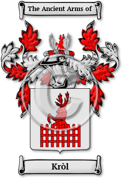 Kròl Family Crest Download (jpg) Legacy Series - 150 DPI