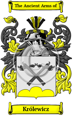 Królewicz Family Crest Download (JPG) Heritage Series - 300 DPI