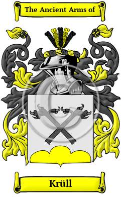 Krüll Family Crest Download (JPG) Heritage Series - 300 DPI