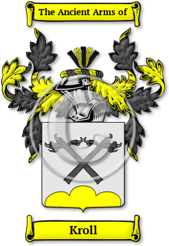 Kroll Family Crest Download (jpg) Legacy Series - 150 DPI