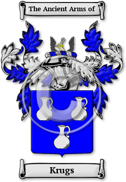 Krugs Family Crest Download (jpg) Legacy Series - 150 DPI