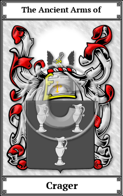 Crager Family Crest Download (JPG) Book Plated - 600 DPI