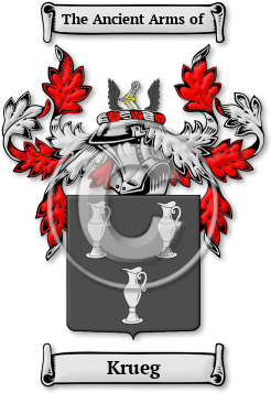 Krueg Family Crest Download (JPG) Legacy Series - 600 DPI