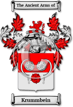 Krummbein Family Crest Download (JPG) Legacy Series - 600 DPI