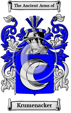 Krumenacker Family Crest Download (JPG) Heritage Series - 600 DPI