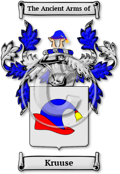 Kruuse Family Crest Download (JPG) Legacy Series - 600 DPI