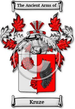 Kruze Family Crest Download (JPG) Legacy Series - 300 DPI