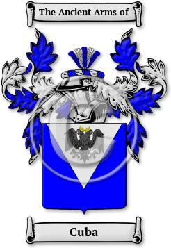 Cuba Family Crest Download (jpg) Legacy Series - 150 DPI