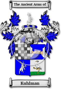 Kuhlman Family Crest Download (jpg) Legacy Series - 150 DPI
