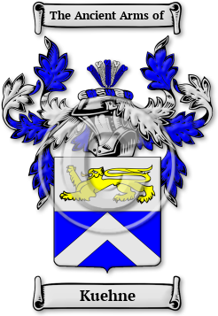 Kuehne Family Crest Download (JPG) Legacy Series - 600 DPI