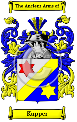 Kupper Family Crest Download (JPG) Heritage Series - 600 DPI