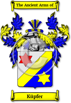 Küpfer Family Crest Download (JPG) Legacy Series - 600 DPI