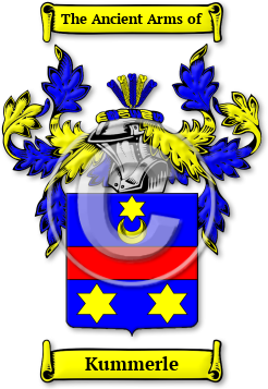 Kummerle Family Crest Download (JPG) Legacy Series - 600 DPI