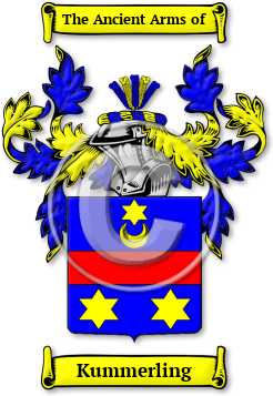 Kummerling Family Crest Download (jpg) Legacy Series - 150 DPI