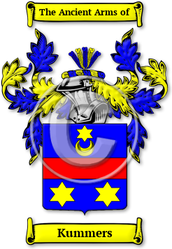 Kummers Family Crest Download (jpg) Legacy Series - 150 DPI